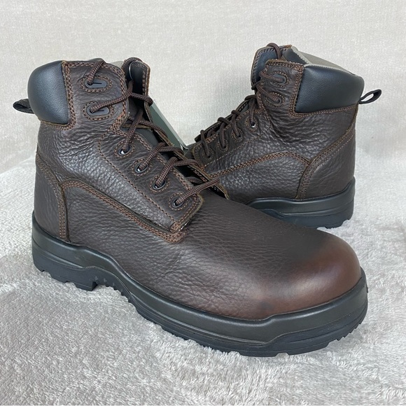 Rockport Works Boots Mens Size 14 W Brown Composite Toe ESD Slip Resistant NEW - Picture 3 of 12